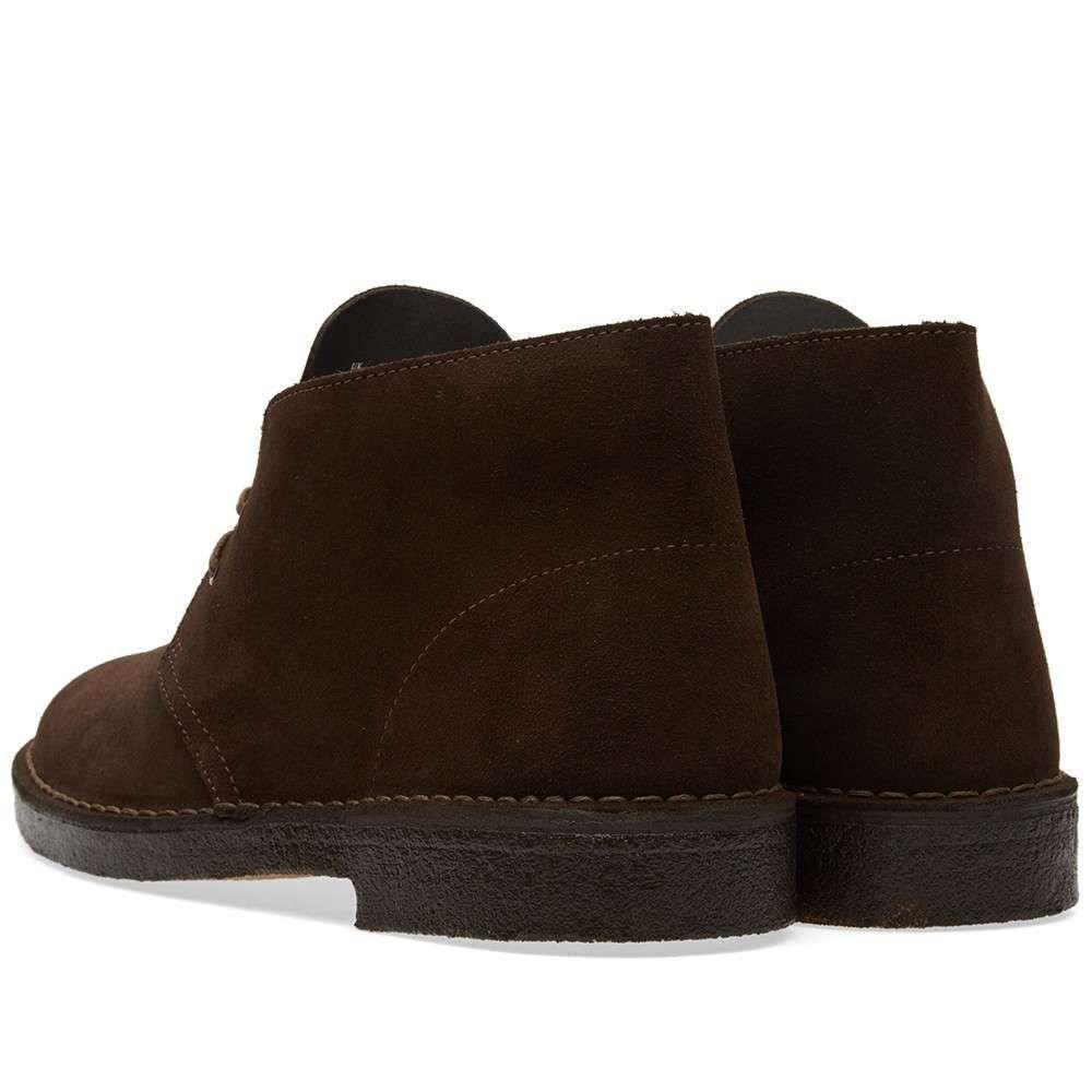 Clarks Desert Boot Brown Suede for Men - Save 14% | Lyst