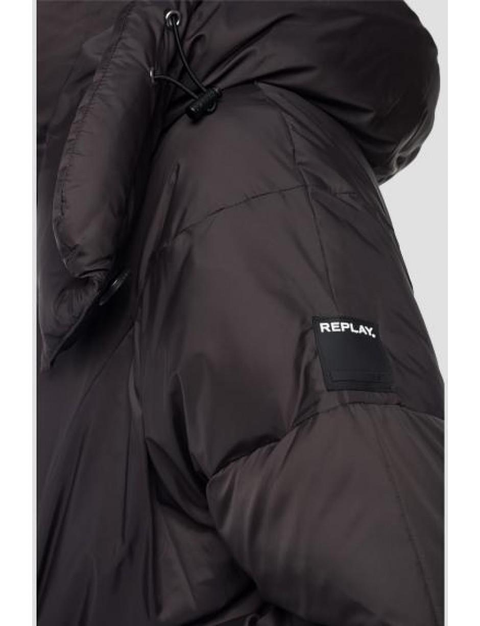 replay down jacket