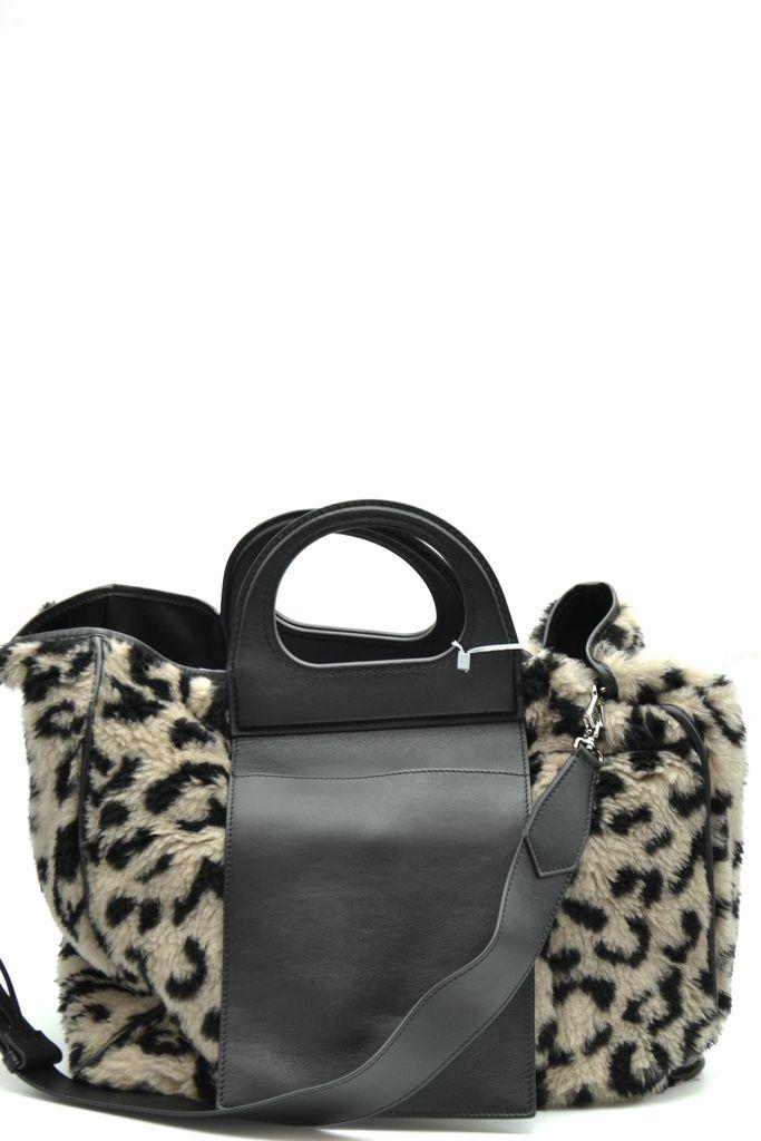 Max Mara Shoulder Bag In Leopard Print in Animal Print,Black (White) - Lyst