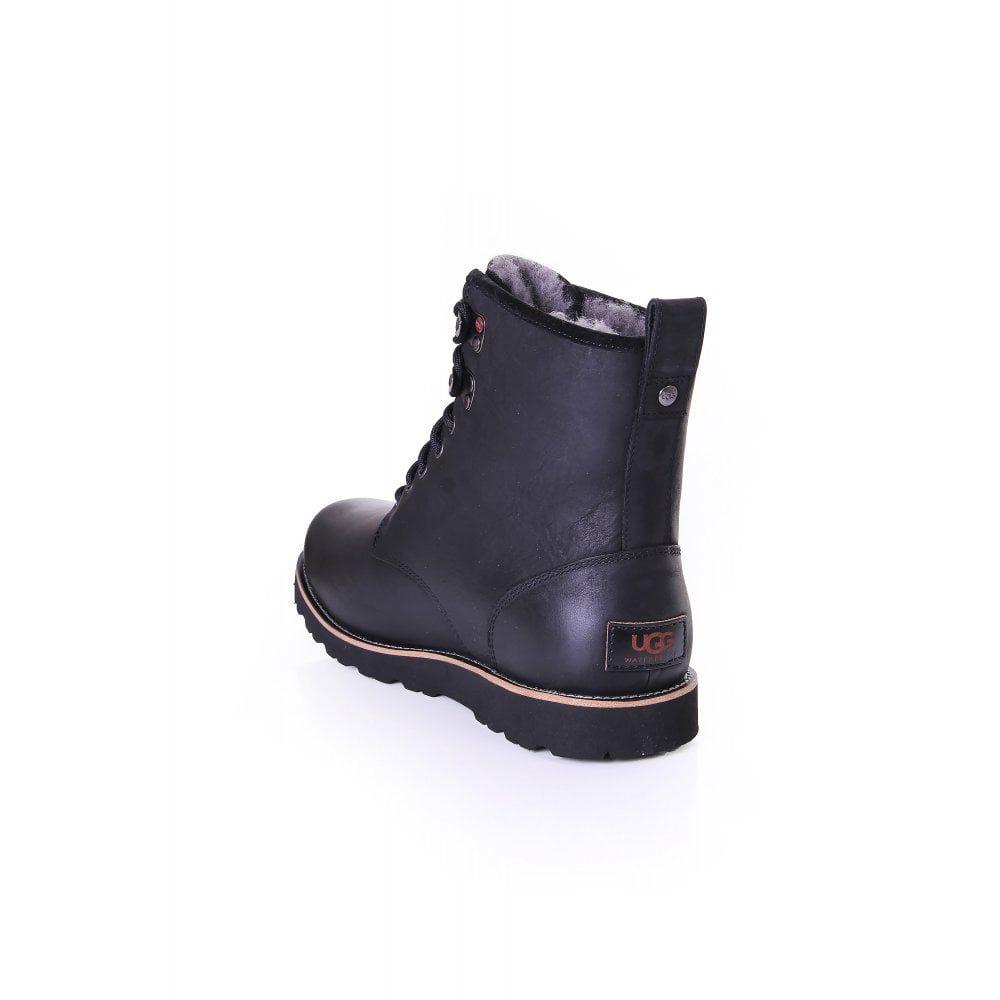 UGG Hannen Uggpure-lined Leather Waterproof Combat Boots in Black for Men |  Lyst Canada