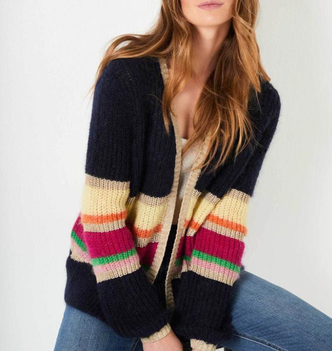 Wyse London Angela Cardigan - Navy in 
