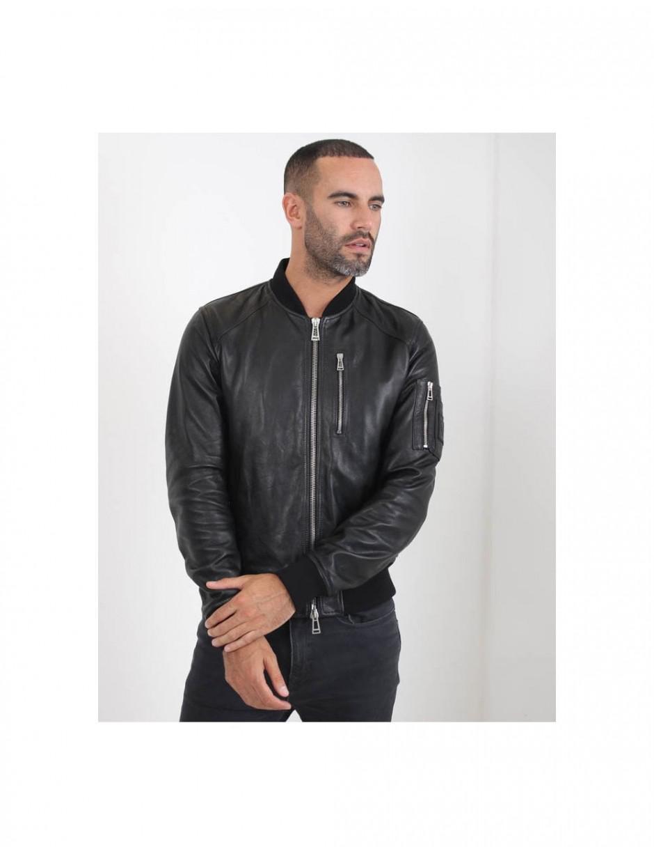 Belstaff Leather Clenshaw Jacket in Black for Men - Lyst