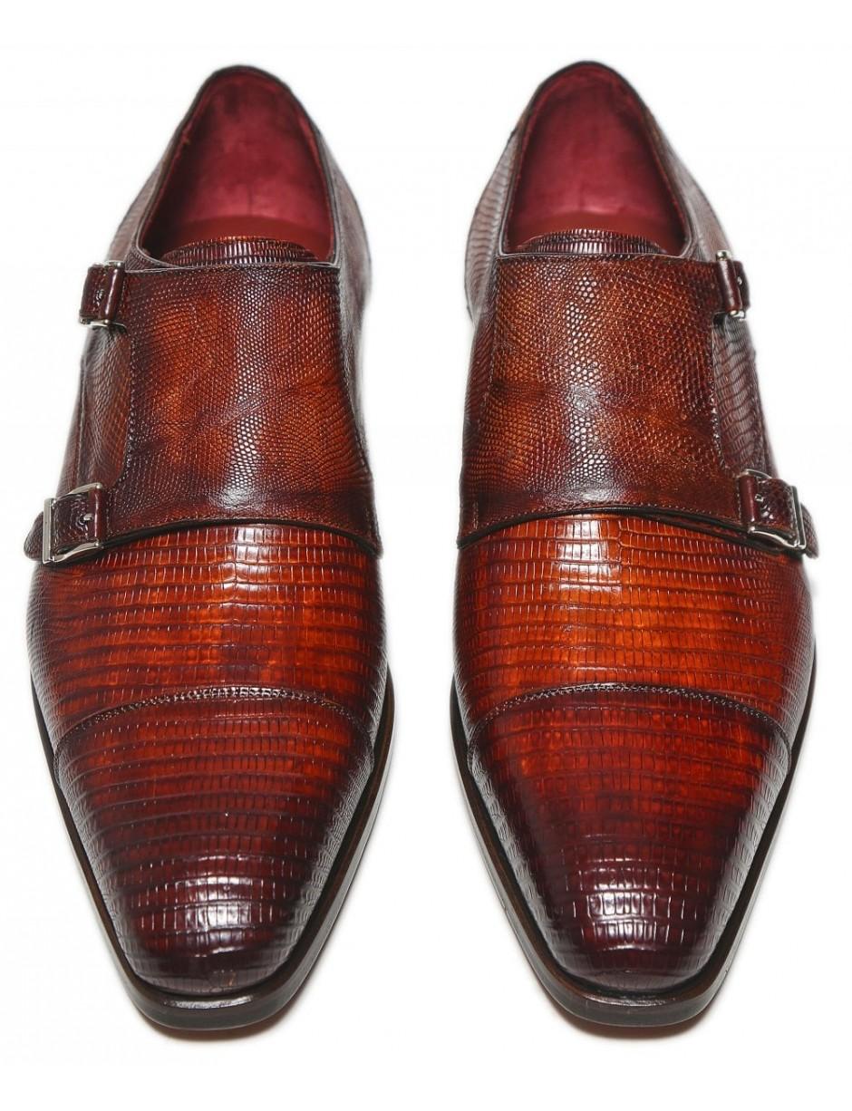 Magnanni Lizard Leather Hendidos Shoes 