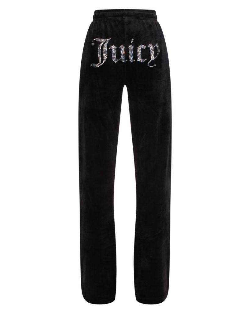 Tina velour track pants black Clearance