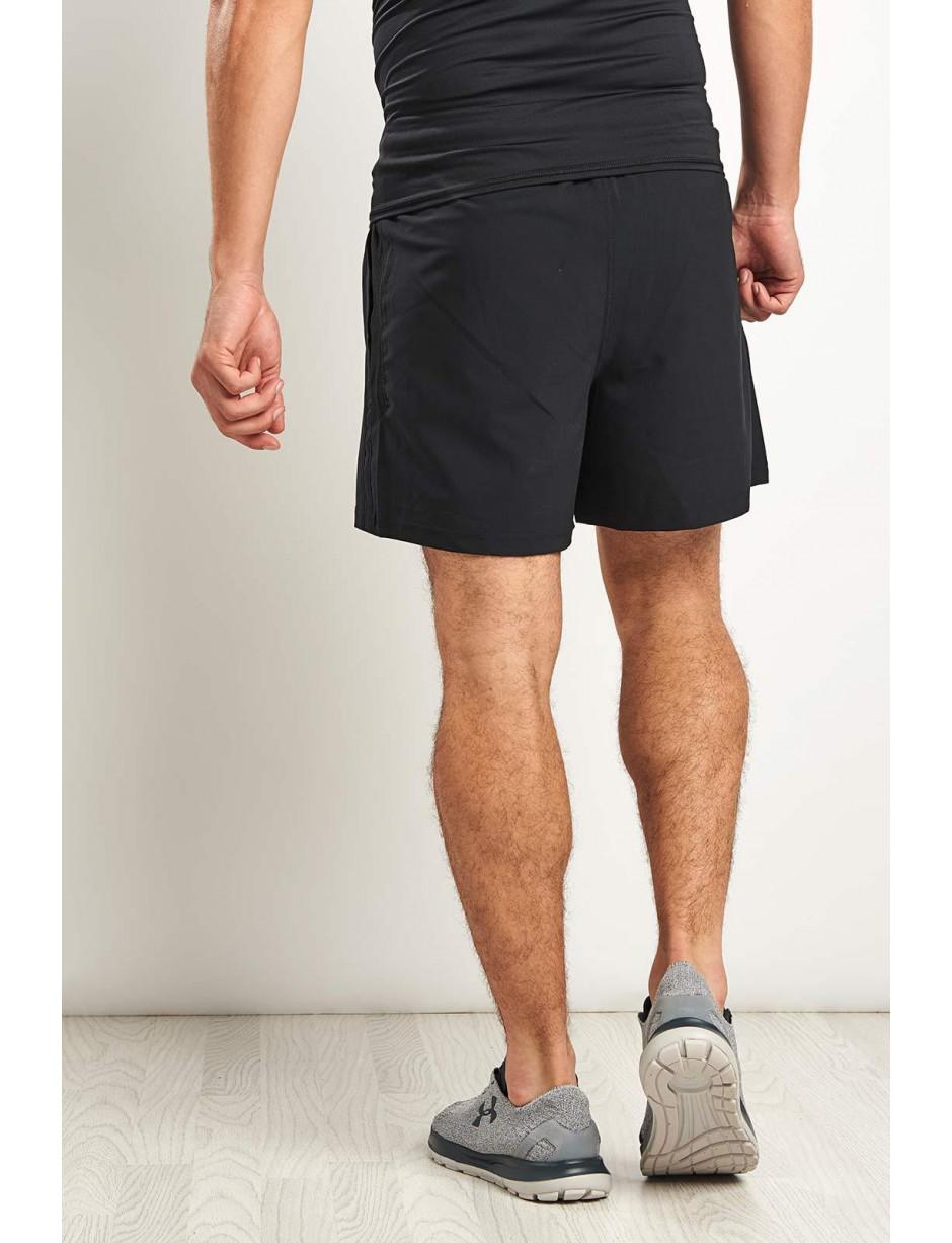 Download Under Armour Ua Launch 5" Woven Run Shorts in Black for ...