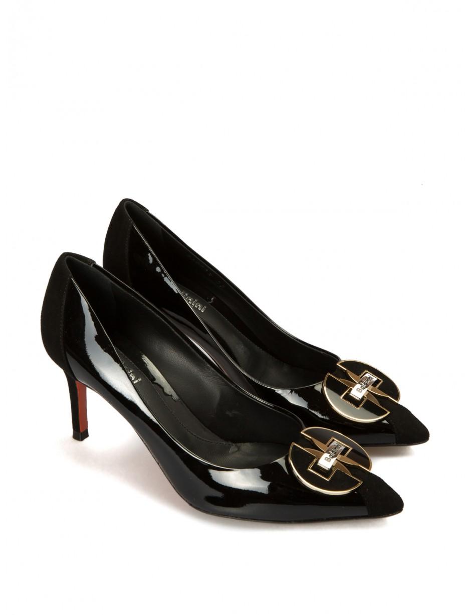 Baldinini Leather Shoes in Black - Lyst