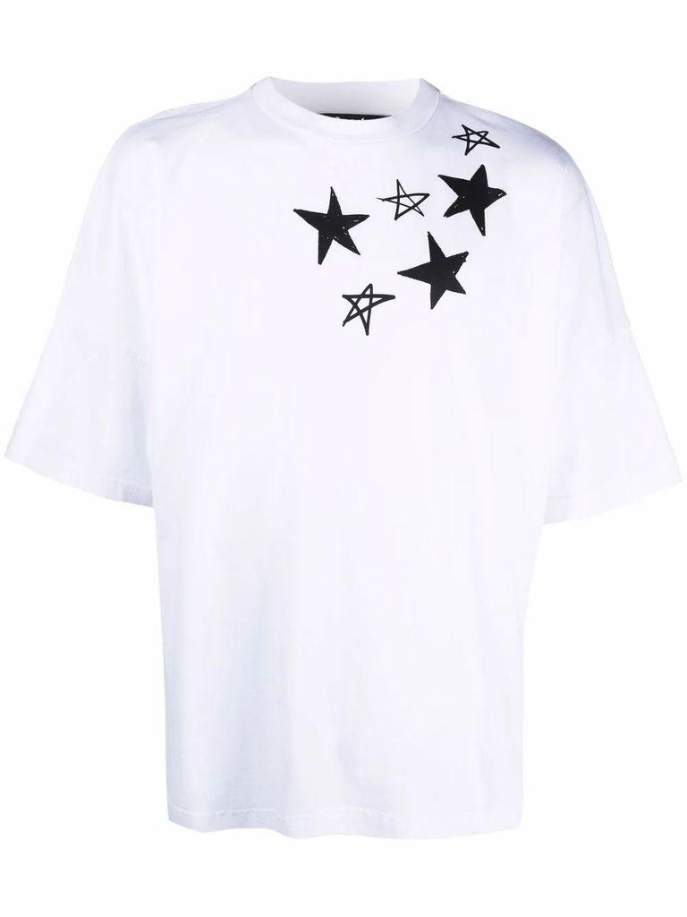 palm angels white t shirt mens