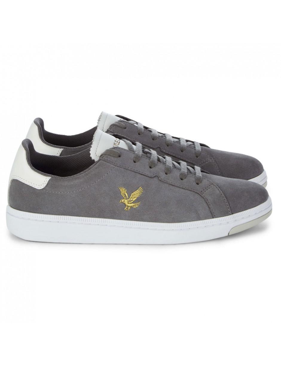 Lyle & Scott Leather Lyle And Scott Burchill Trainers in Grey (Gray) for  Men - Lyst