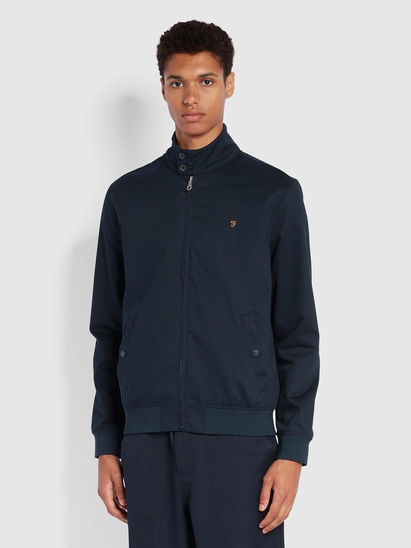 Farah Cotton Vintage Waldorf Harrington Jacket in Blue for Men | Lyst