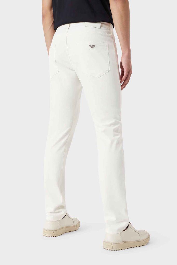 Emporio Armani Pantalón Para Hombre De - 8n1j061gn0z in White for Men | Lyst