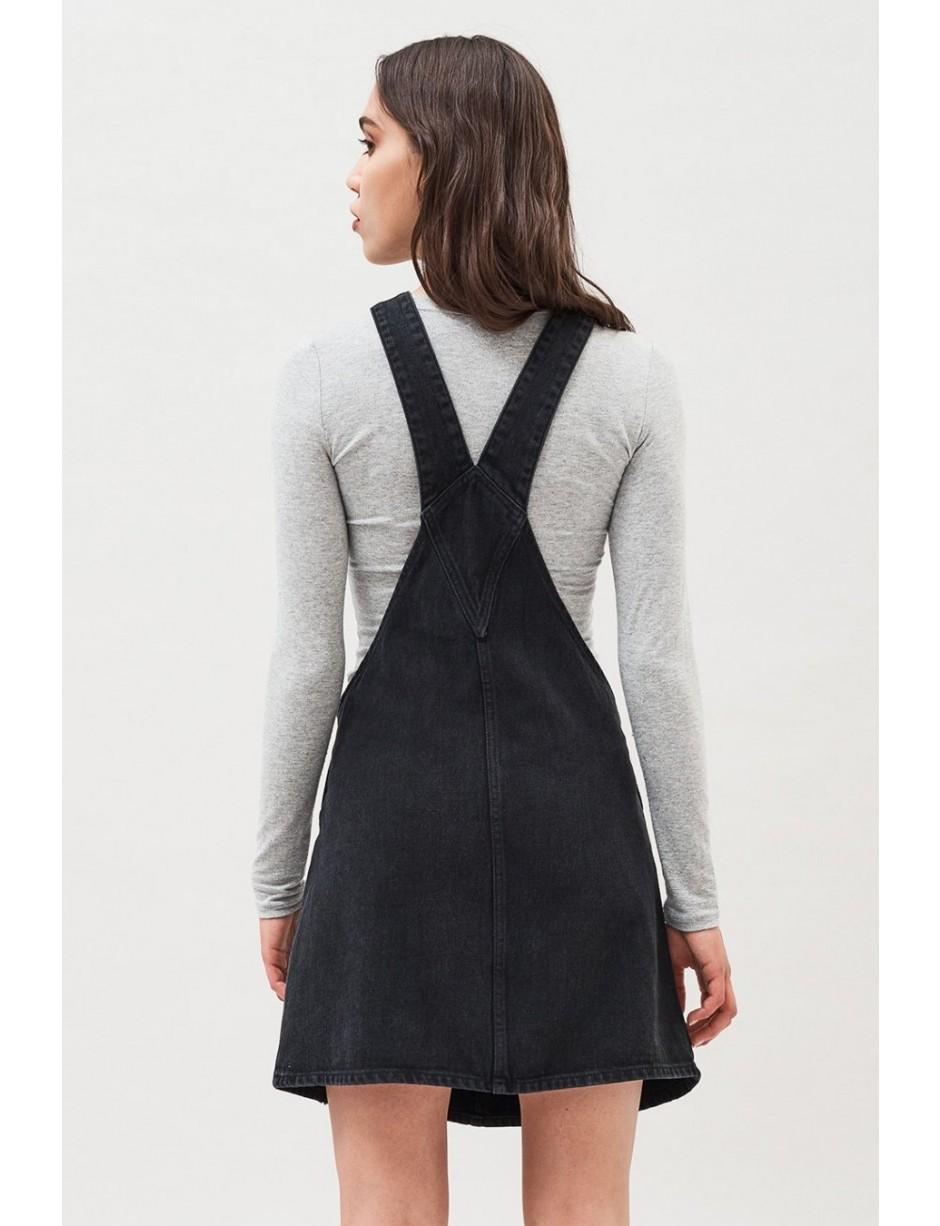 dr denim dungaree dress