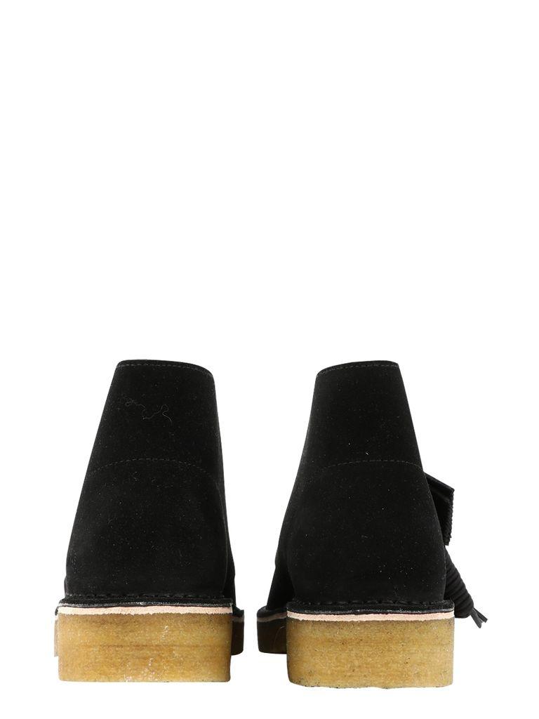 black clarks boots