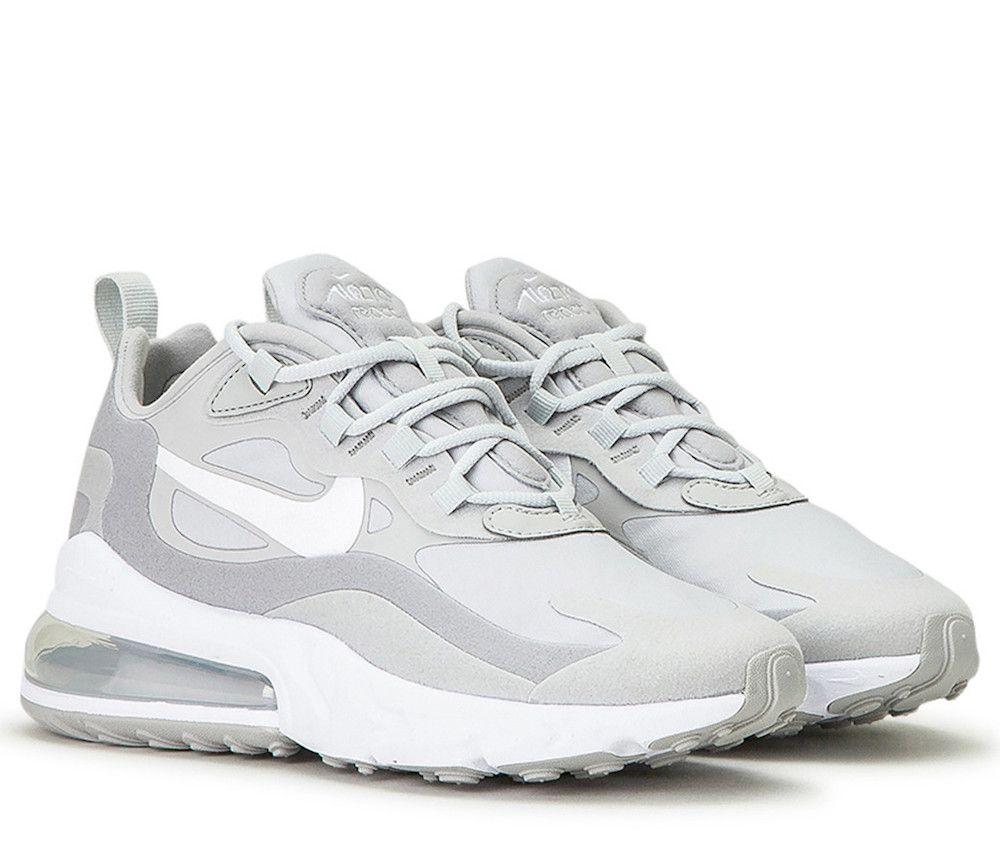 Nike Air Max 270 React Grey Fog Sneakers in Gray | Lyst