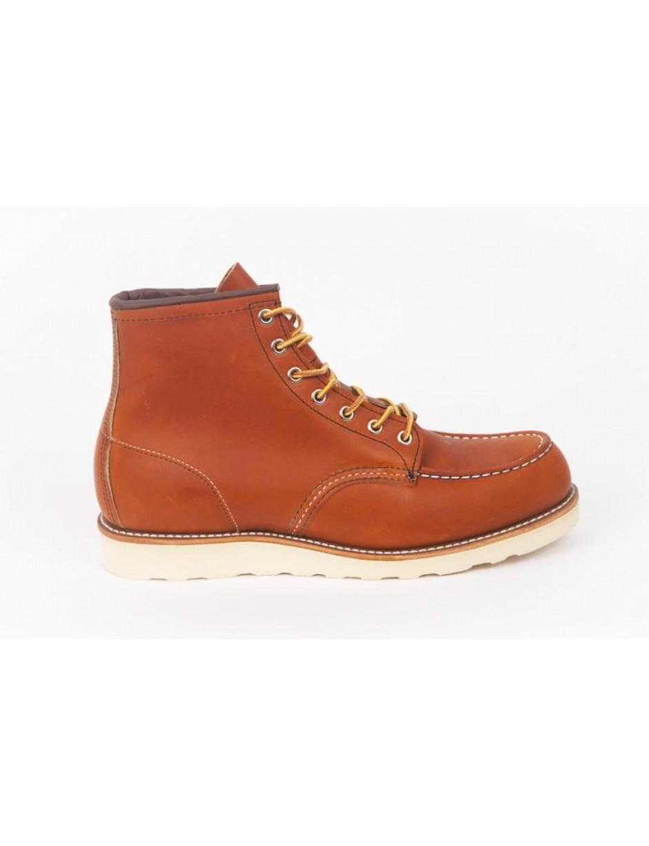 Red Wing Redwing 6 Classic Mock Toe 0875 Boot Oro Legacy in Brown for ...