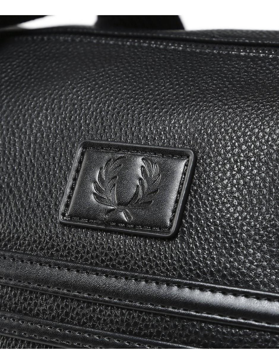 fred perry tumbled shoulder bag