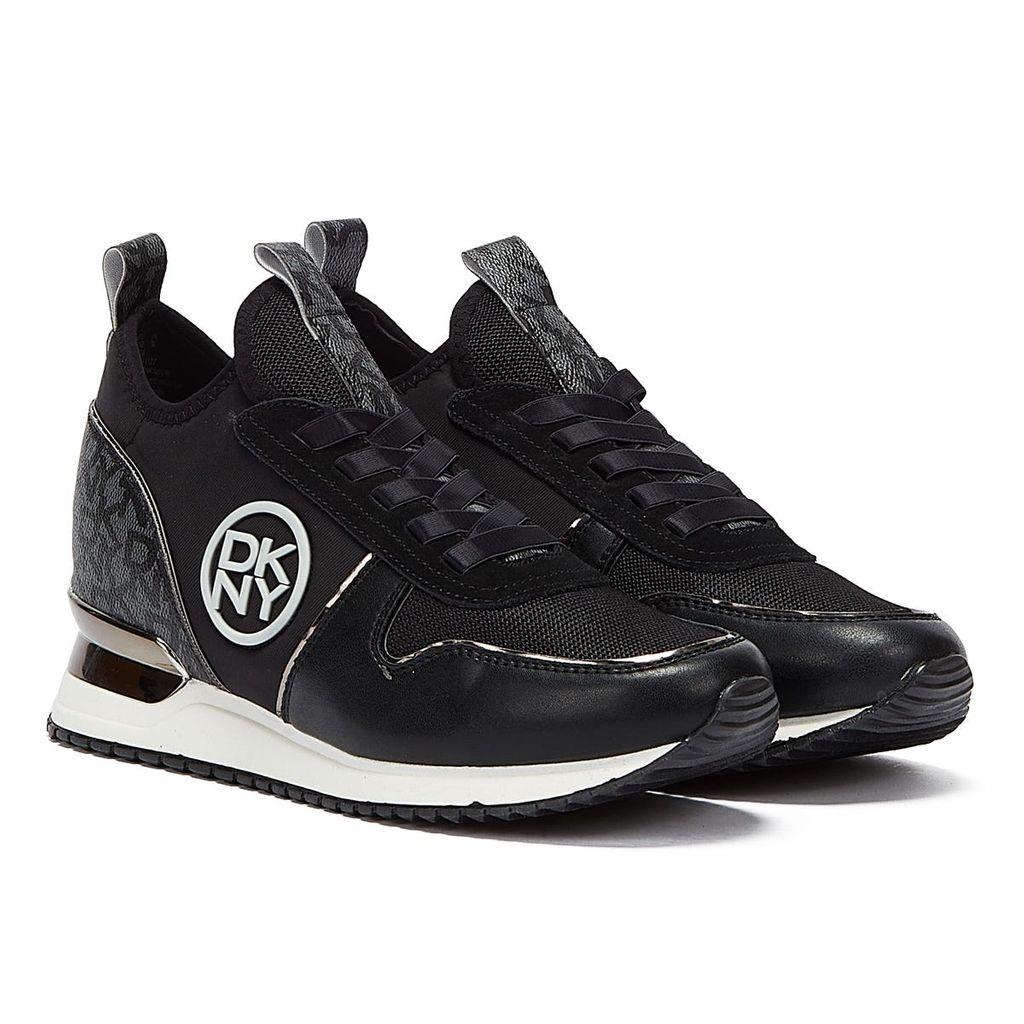 DKNY Leather Sabatini Womens in Black Lyst UK