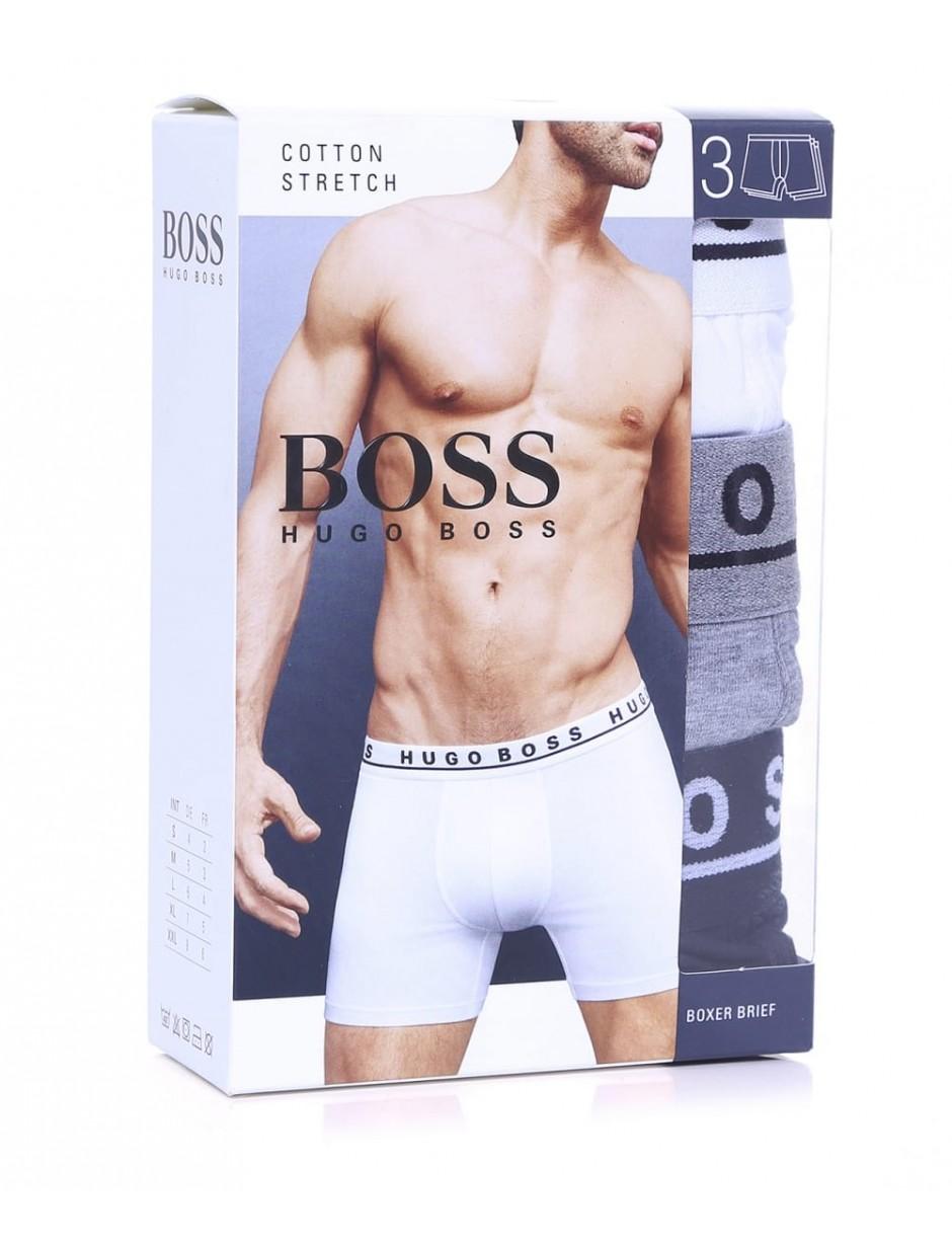BOSS by HUGO BOSS Cotton Three Pack Of Boxer Shorts for Men - Save 11% -  Lyst