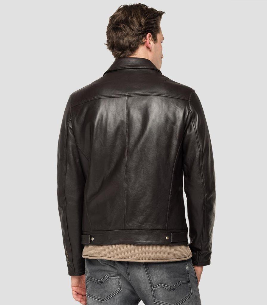leather bike jacket