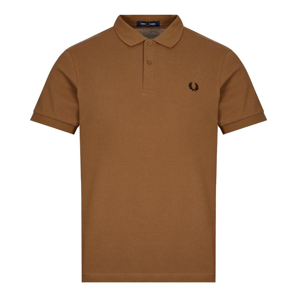 Fred Perry Cotton Polo Shirt in Beige (Brown) for Men | Lyst