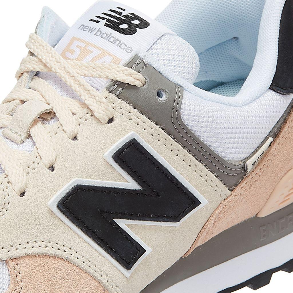 new balance 574 rose water black