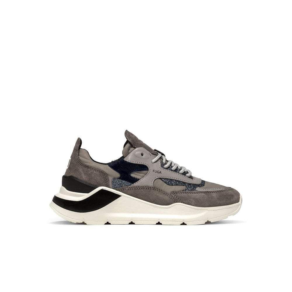 Date Synthetic Sneakers - Fuga Nylon in Grey (Gray) - Lyst