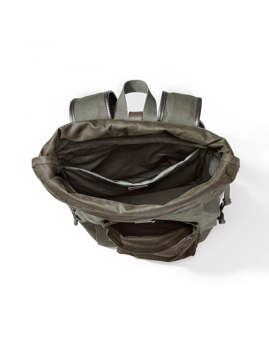 Filson Leather Roll-top Backpack 