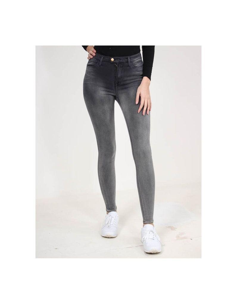 Replay Denim Touch High Rise Skinny Colour: Grey in Gray - Lyst