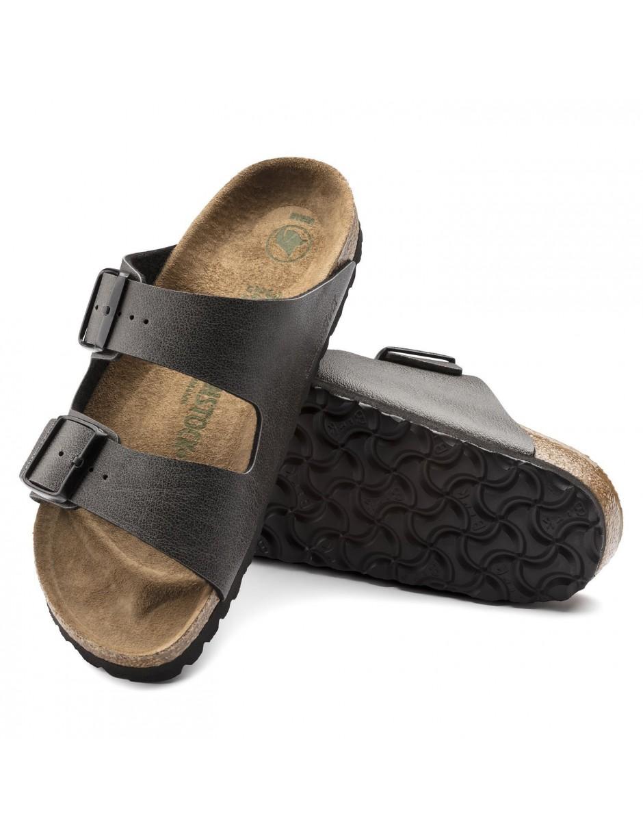 birkenstock arizona vegan anthracite sandals