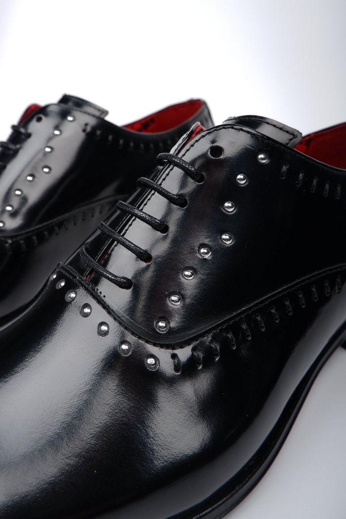 Black Jeffery West Men's Polished Shoes