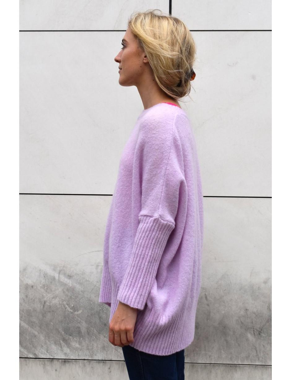 american vintage purple cardigan