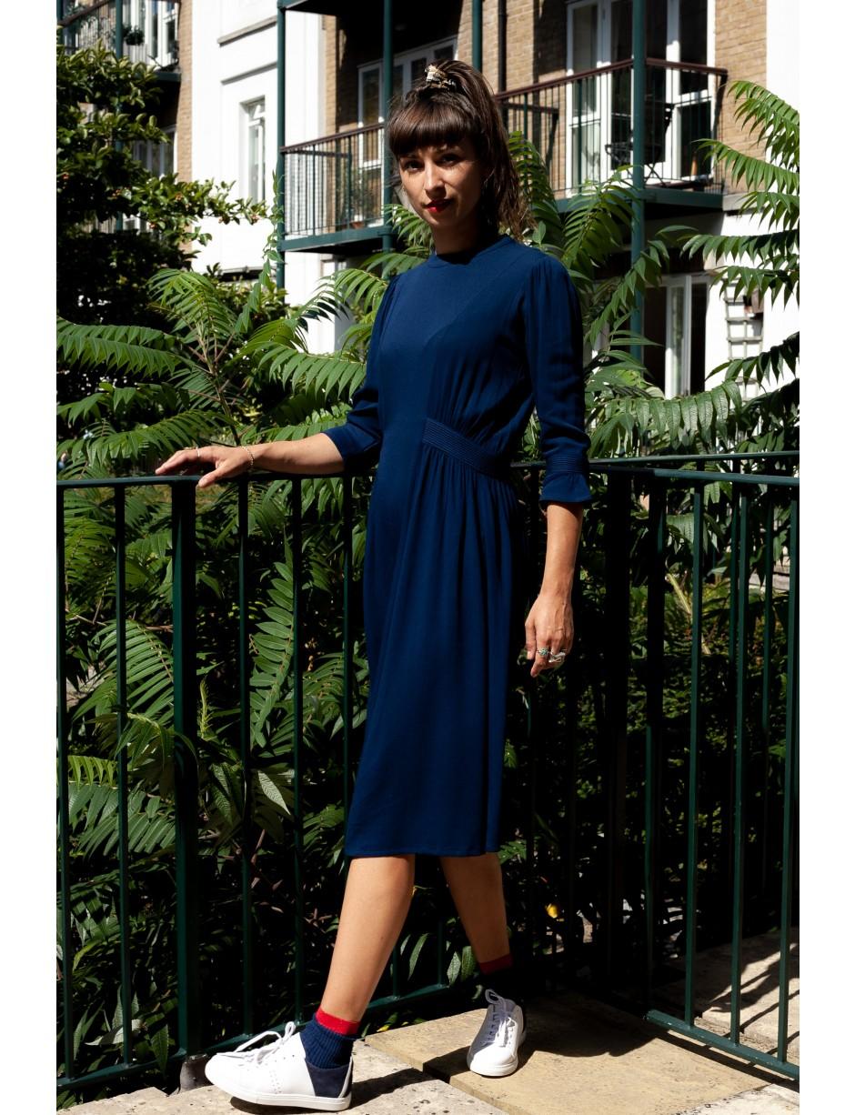 Sessun Synthetic Nora Amiral Dress in Blue - Lyst