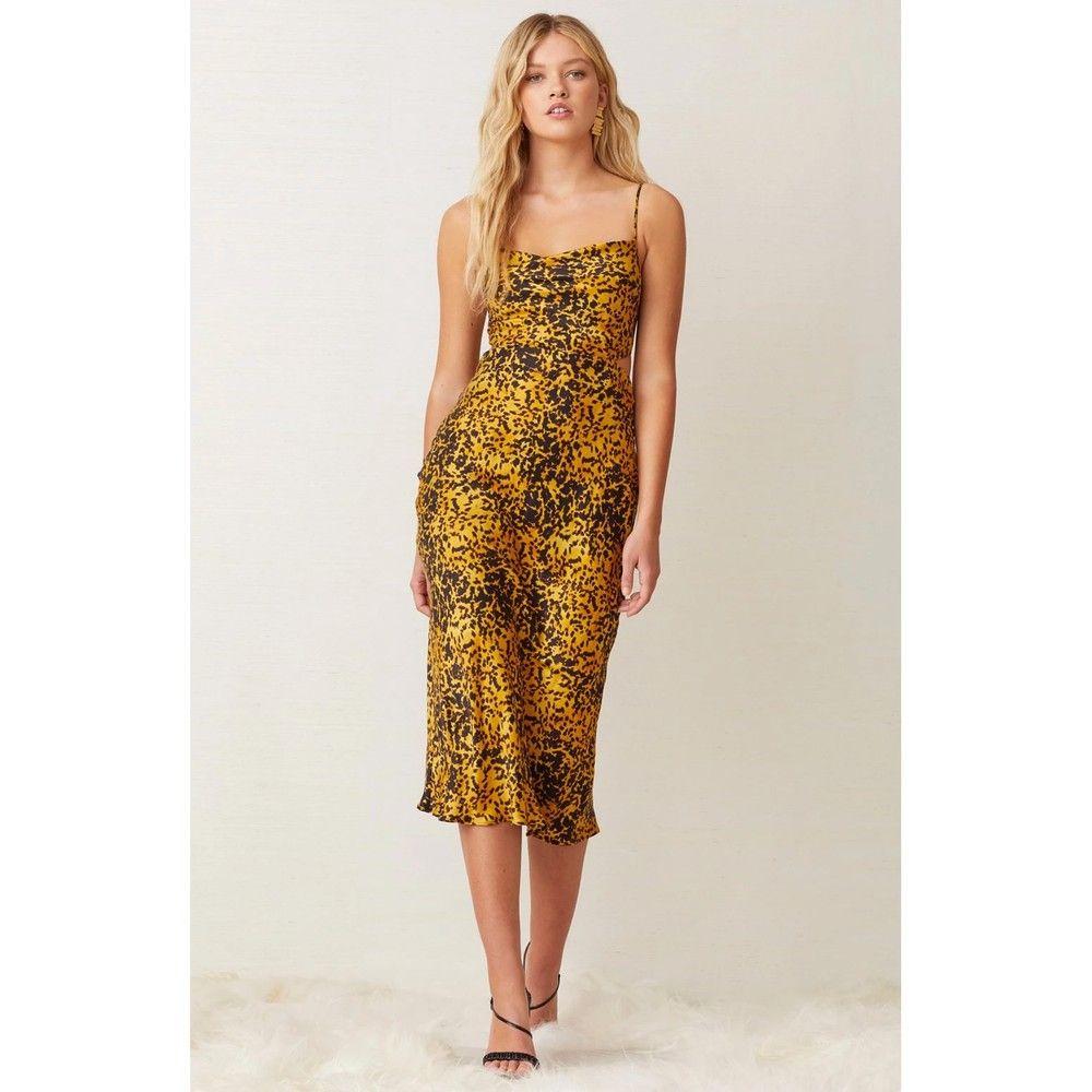 Bridge Silk Turtle Rock Midi Dress - Lyst