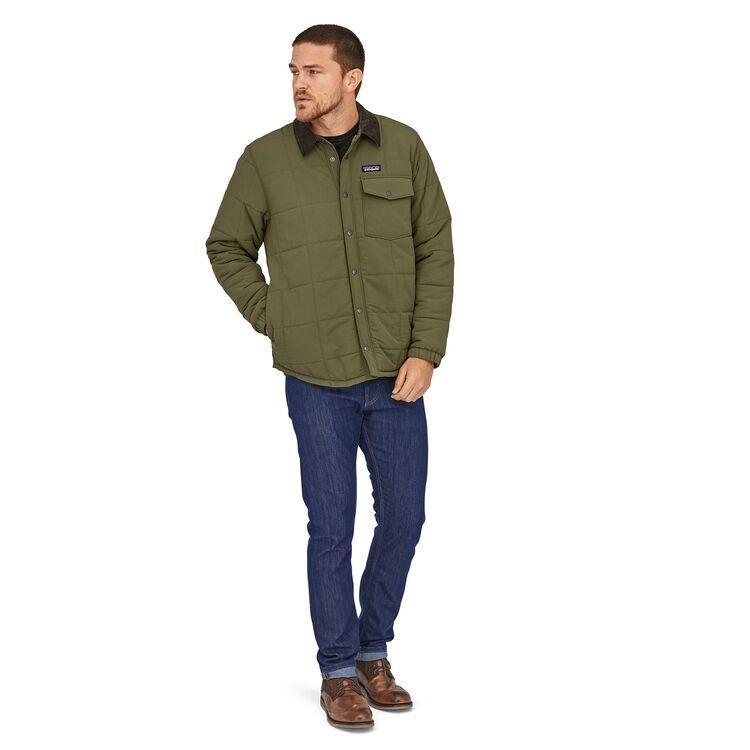 patagonia mens isthmus quilted shirt jacket