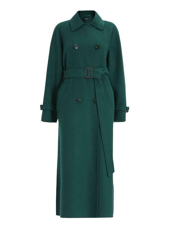 max mara weekend green coat