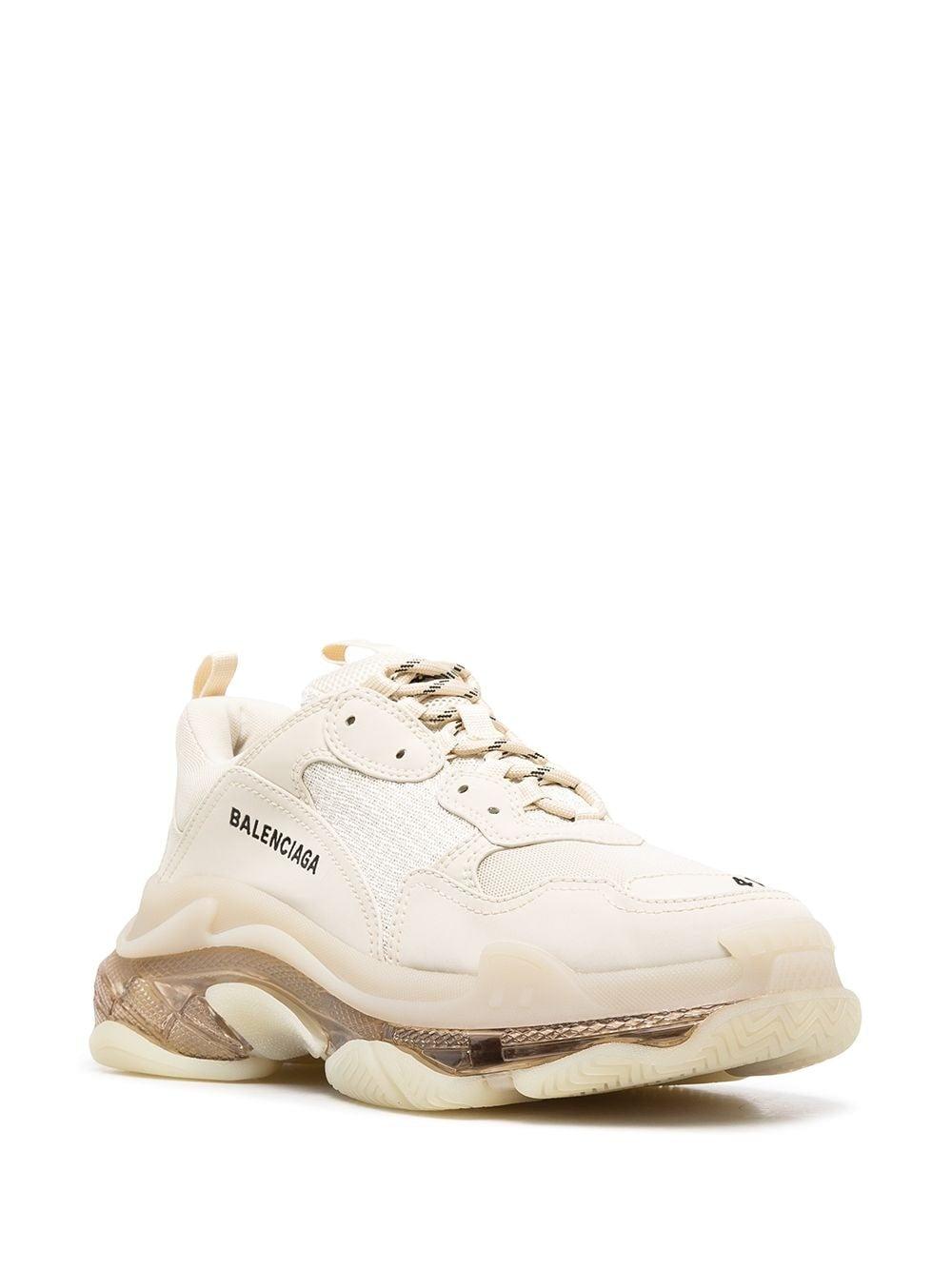 Balenciaga Lace Triple S Clear Sole 