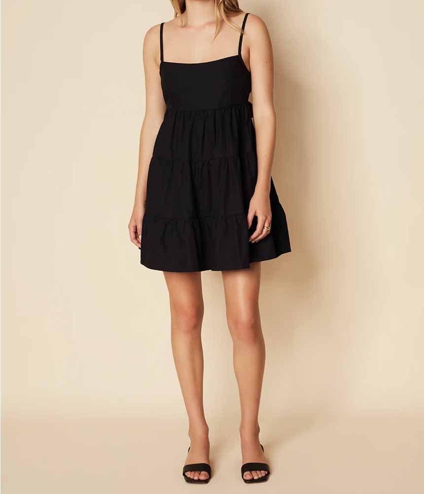 Cotton Octavia Mini Dress In 