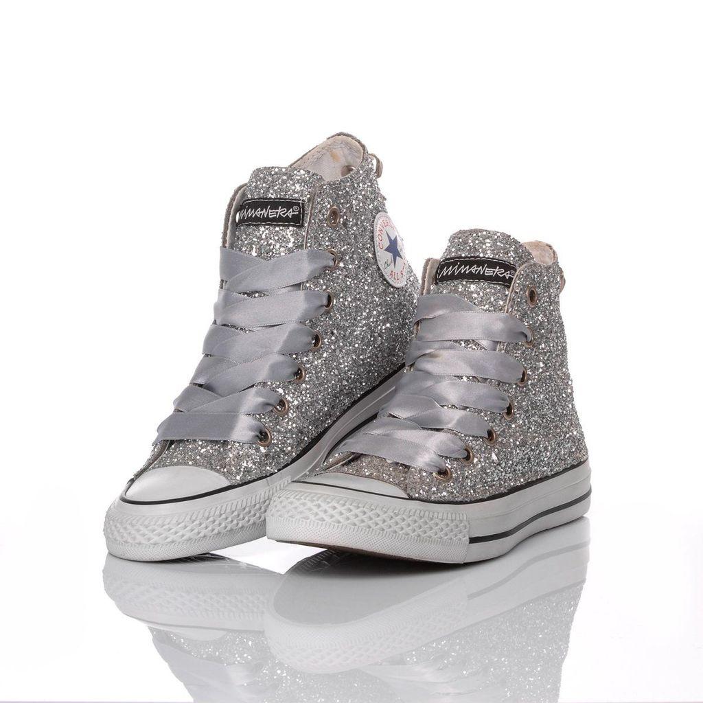 glitter converse high tops sequins