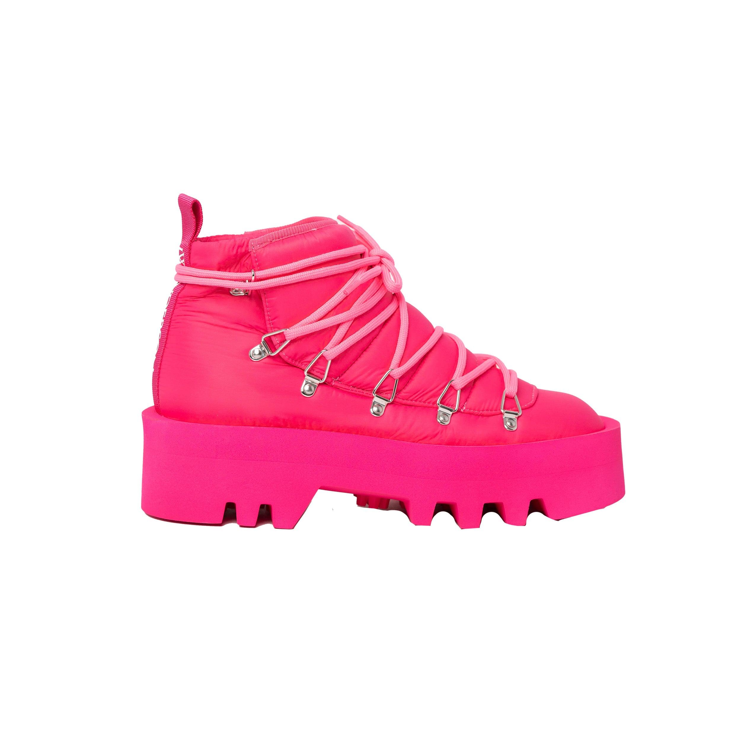 jw anderson padded lace up boots