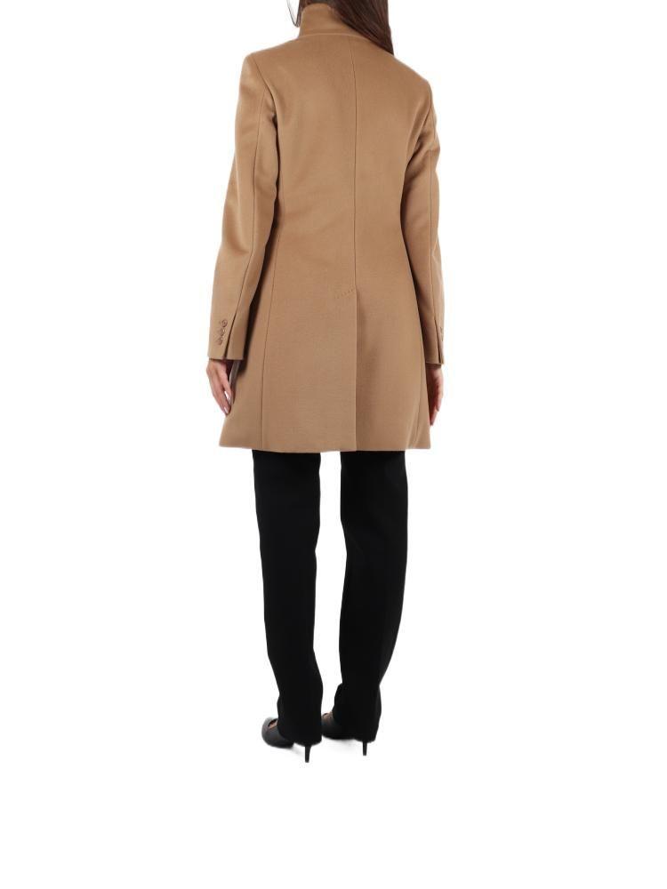 Max Mara Studio Beige Other Materials Coat in Brown | Lyst Australia