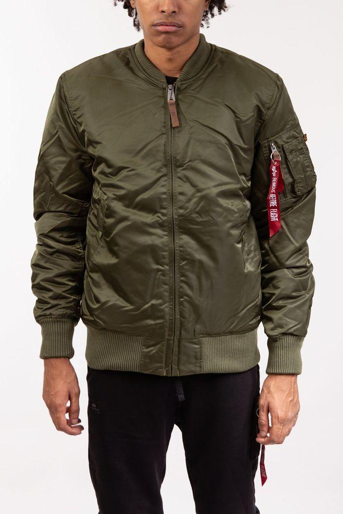 Alpha Industries Synthetic Bomber Ma 1 Vf 59 Long in Green for Men | Lyst