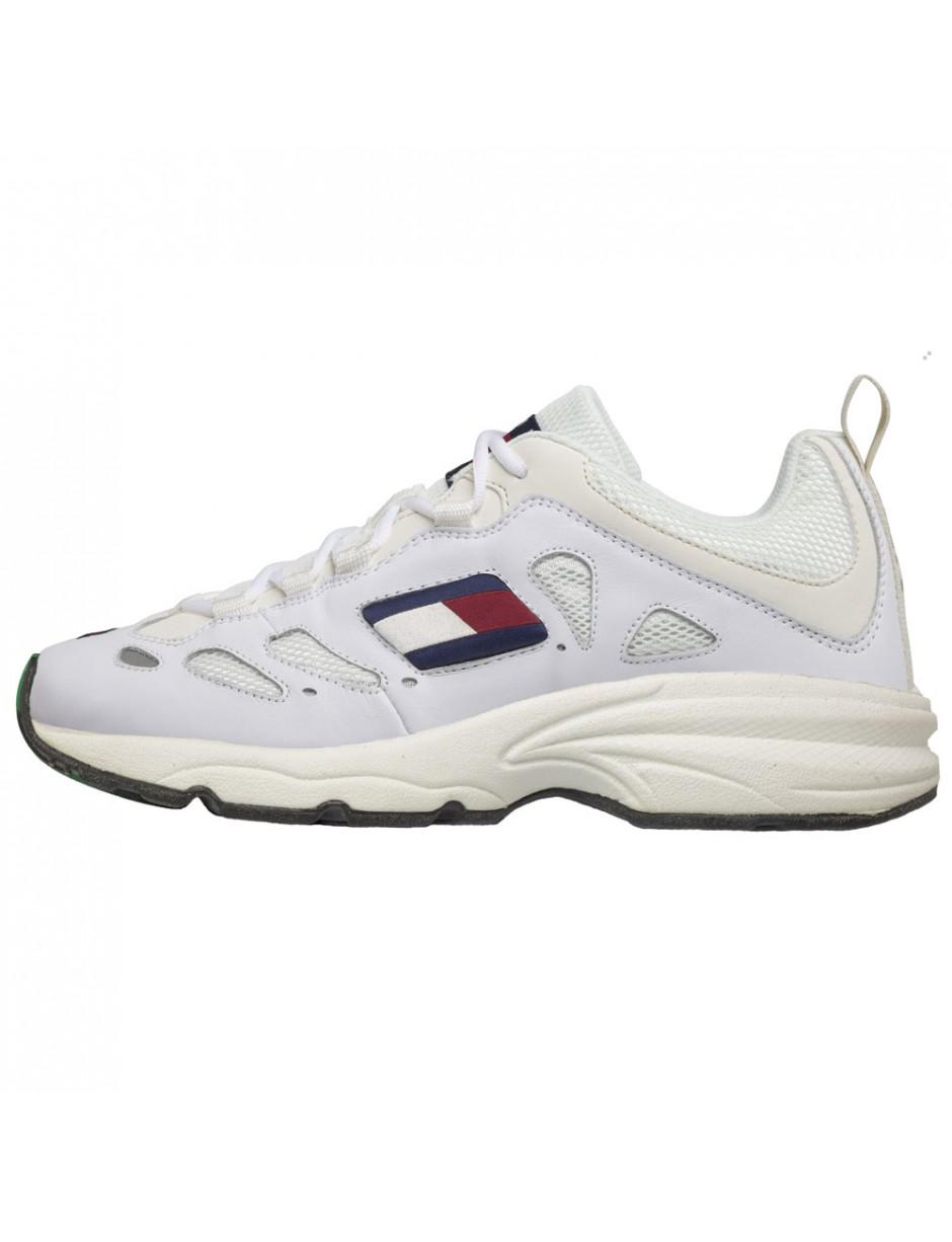 Tommy Hilfiger Tommy Jeans Retro Trainers in White for Men | Lyst