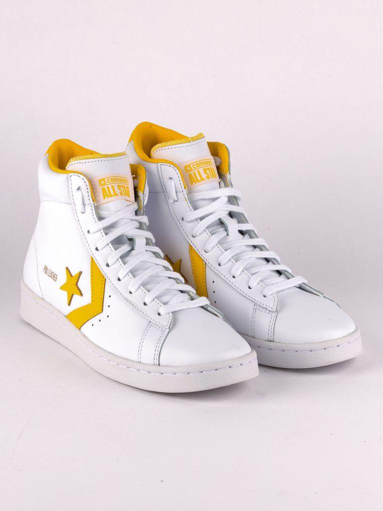 converse pro leather yellow