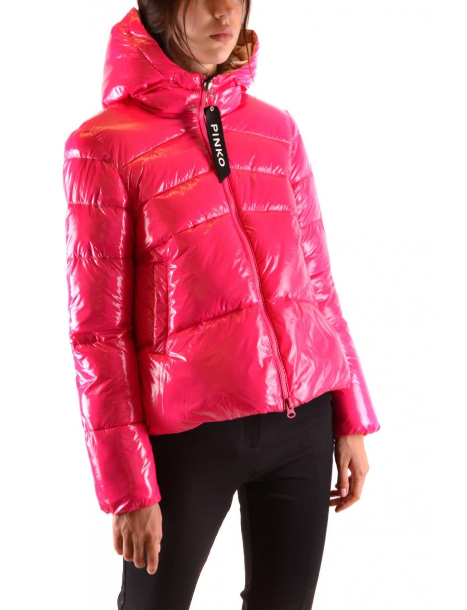 Pinko Synthetic Tradurre Padded Jacket in Pink - Lyst