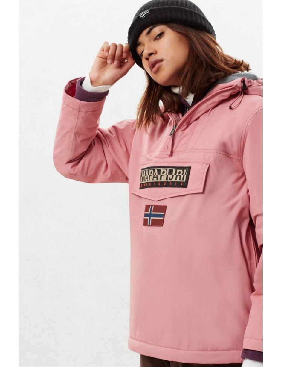 pink napapijri jacket