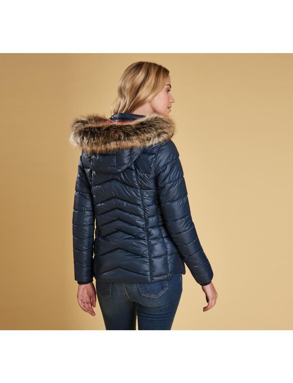 Bernera Quilted Womens Jacket in Navy 