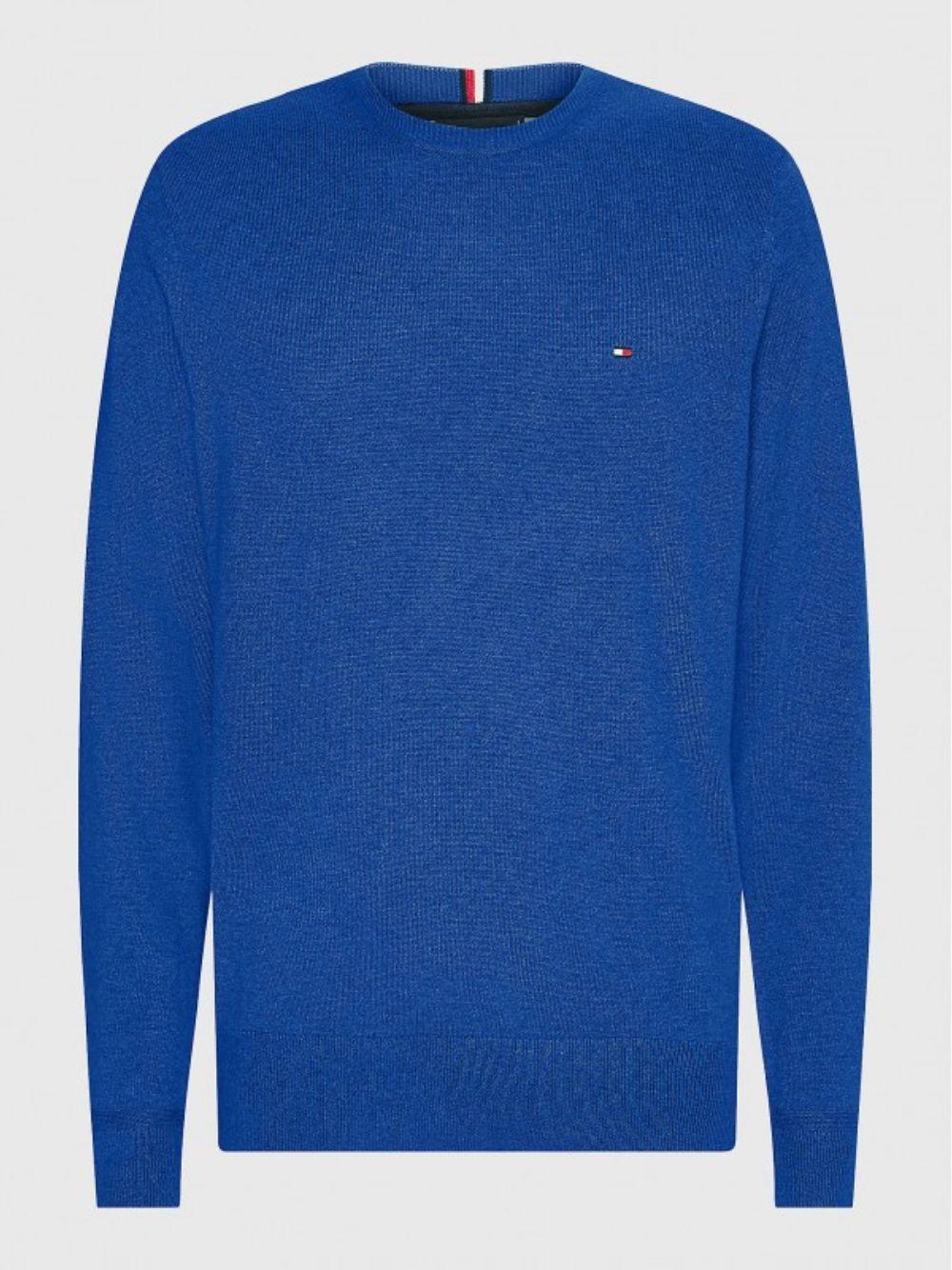 Tommy Hilfiger Shirt Cotton And Cashmere Cashmere With Mw0mw28046 C7l Flag  in Blue for Men | Lyst