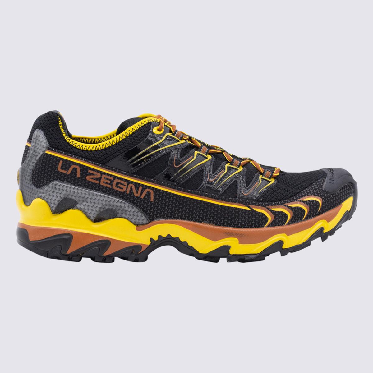 Z Zegna Black And Yellow Ultra Raptor Sneakers for Men | Lyst