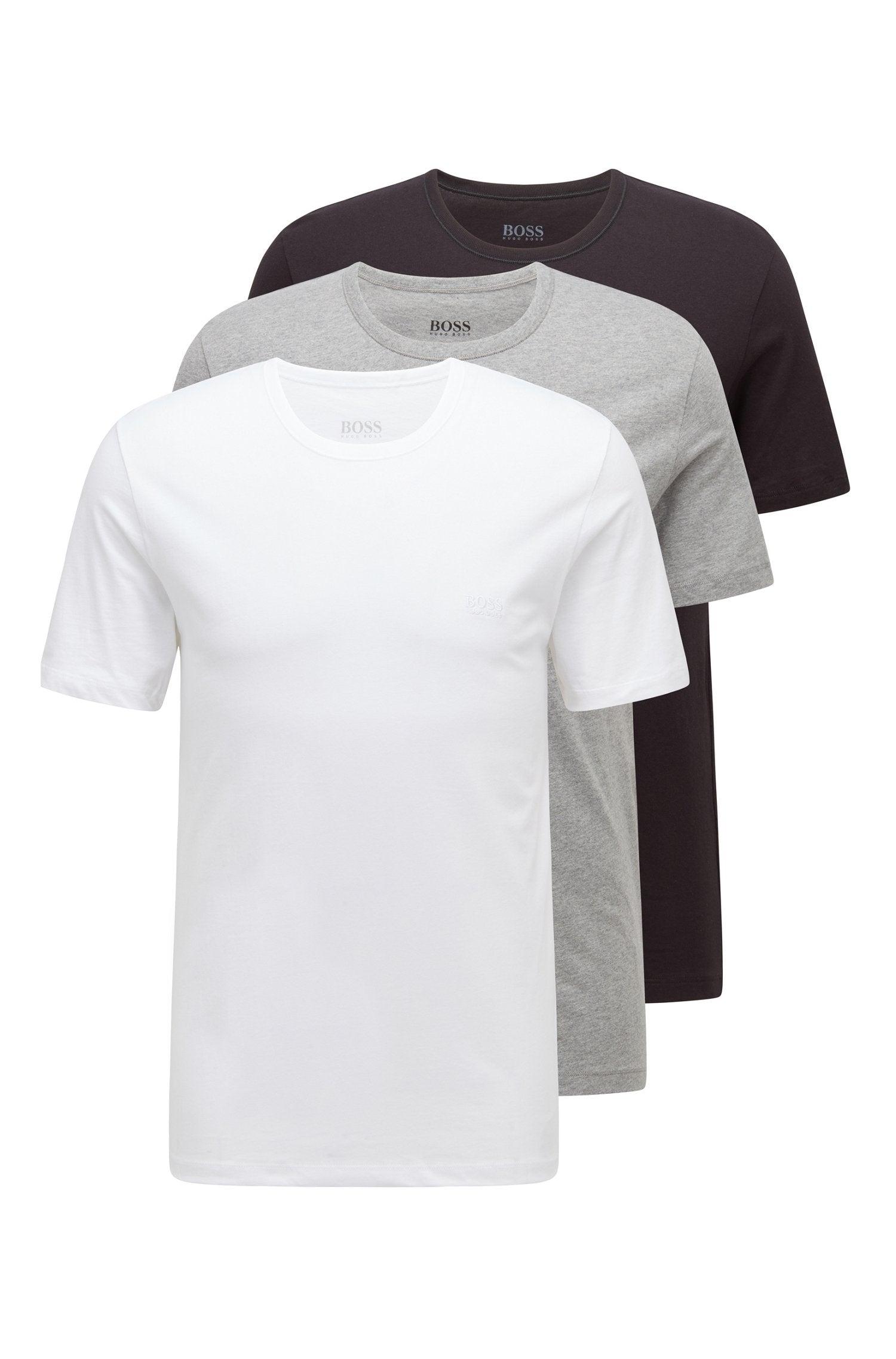 BOSS by HUGO BOSS Cotton Boss - 3-pack Of Underwear T-shirts In White for  Men - Save 14% | Lyst