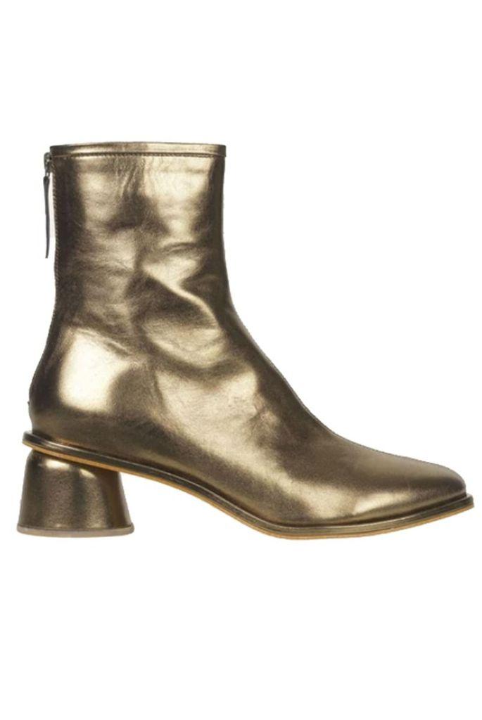 Stine Goya Allison Metallic Leather Boots - Lyst