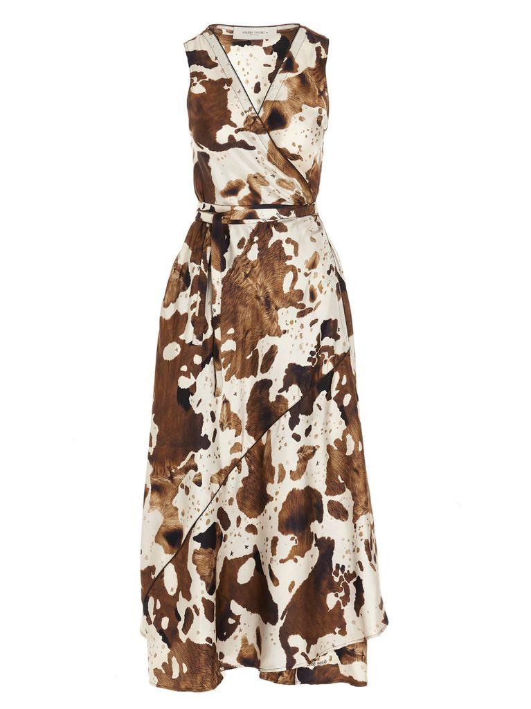 golden goose with dress